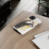 Badger on a Yellow Background - Impact Resistant Phone Case